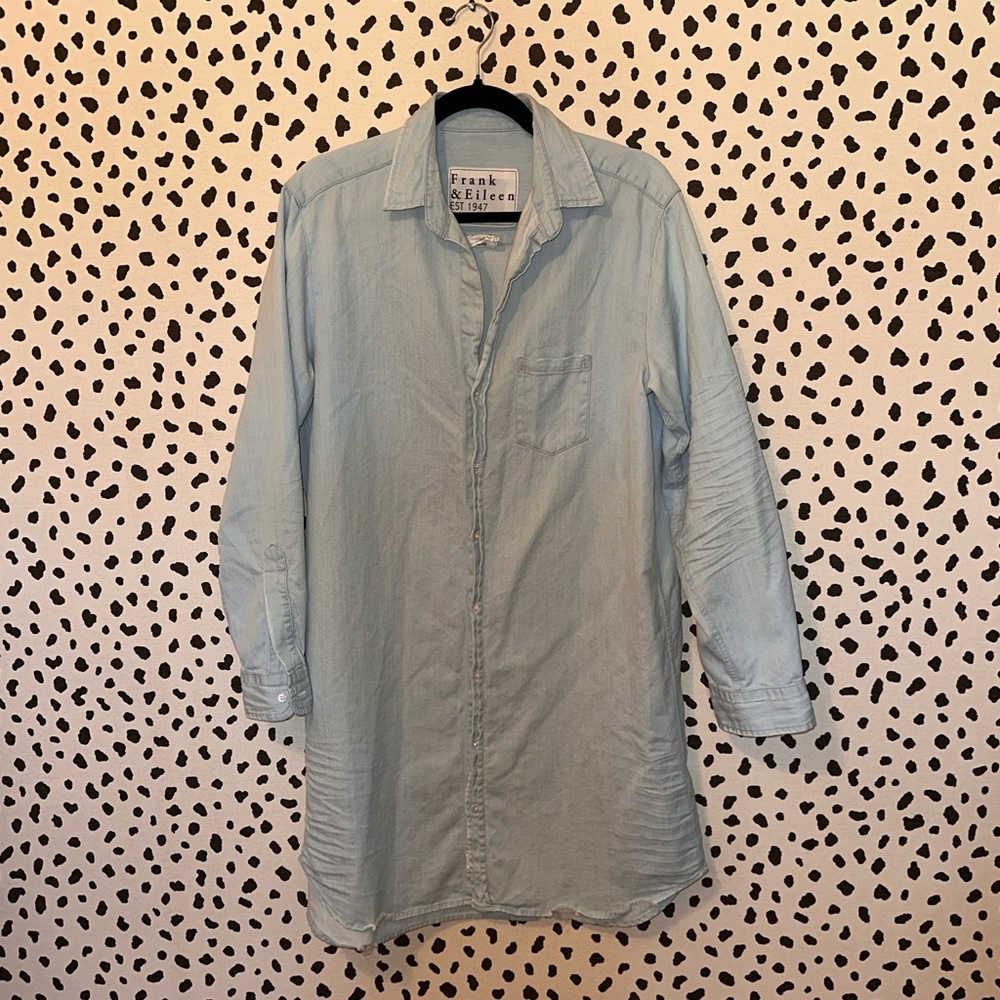 Frank & Eileen Blue Casual Button Down Shirt